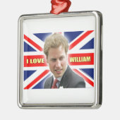 ウィリアムが大好き メタルオーナメント (左)