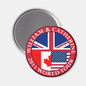 ウィリアムとキャサリン マグネット (正面/裏面)