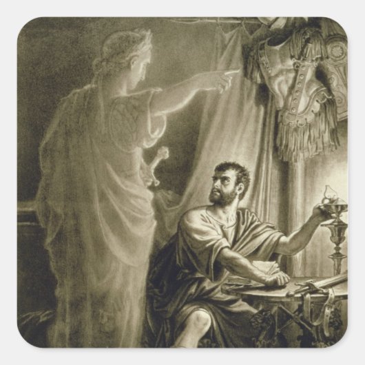 ウィリアムによるユリウス・カエサルの遊幽霊 スクエアシール (正面)