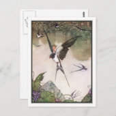 ウィリアムのヒースロビンソンによるTommelise ポストカード (正面/裏面)