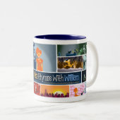 ウィリアムのマグとの失敗ウォーレスの韻 ツートーンマグカップ (正面右)