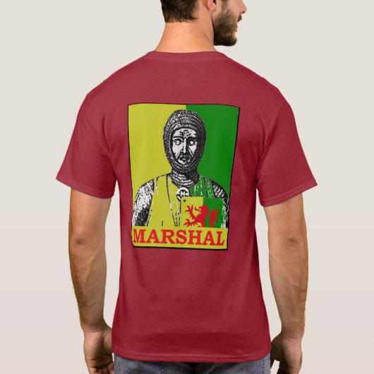 ウィリアムの元帥ポスターワイシャツ Tシャツ (裏面)