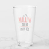 ウィリアムの銃声が分からないこと タンブラーグラス (裏面)