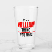 ウィリアムの銃声が分からないこと タンブラーグラス (正面)
