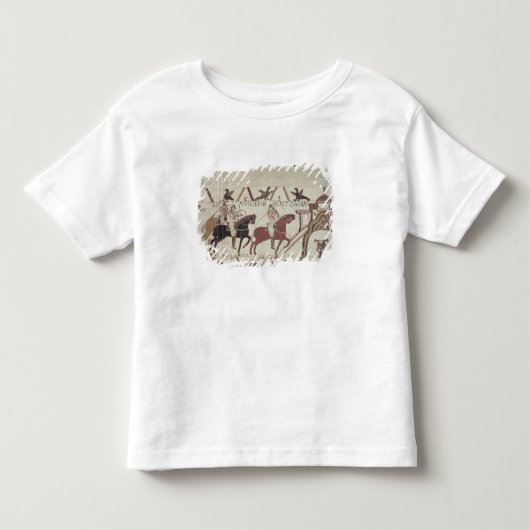 ウィリアムはバイユーで征服者着きます トドラーTシャツ (正面)