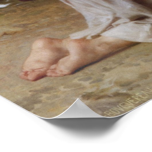 ウィリアムアドルフブーゲラオアットザファウンテンlg ポスター (角)