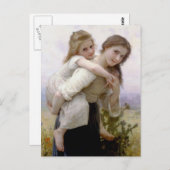 ウィリアムアドルフブーゲラオアート ポストカード (正面/裏面)