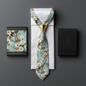 ウィリアムインスパイアモリスさくらんぼブロッサムフローラ ネクタイ