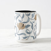 ウィリアムインスパイアモリスエレガントフローラ ツートーンマグカップ (正面右)