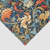 ウィリアムインスパイアモリスカラフル鮮やか花 薄葉紙 (詳細)