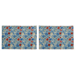 ウィリアムインスパイアモリスコーンフラワーパターン 枕カバー