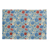 ウィリアムインスパイアモリスコーンフラワーパターン 枕カバー (裏面-左)