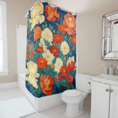 ウィリアムインスパイアモリスシャワーカーテン シャワーカーテン (インサイチュ)