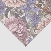 ウィリアムインスパイアモリスダスティピンク淡い色のパープル 薄葉紙 (詳細)