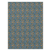 ウィリアムインスパイアモリスダークフローラルパターン テーブルクロス (正面)