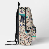 ウィリアムインスパイアモリスハミンバードボタニカル プリントバックパック (左)