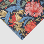 ウィリアムインスパイアモリスピンクの青いセージ緑 薄葉紙 (詳細)