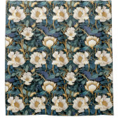 ウィリアムインスパイアモリスフローラシャワーカーテン シャワーカーテン (正面)