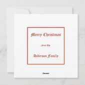 ウィリアムインスパイアモリスホリー角写真 シーズンカード (裏面)