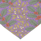 ウィリアムインスパイアモリスホリー&ミストレ ショートテーブルランナー (コーナー)