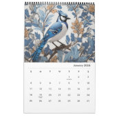 ウィリアムインスパイアモリス動物ヴィンテージフローラ2025 カレンダー (1月 2026)
