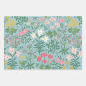 ウィリアムインスパイアモリス春パターン ラッピングペーパーシート (正面3)