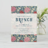 ウィリアムエレガントモリス素朴ブランチ招待 招待状 (スタンド正面)