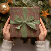 ウィリアムエレガント・モリス毎日クリスマス ラッピングペーパーシート