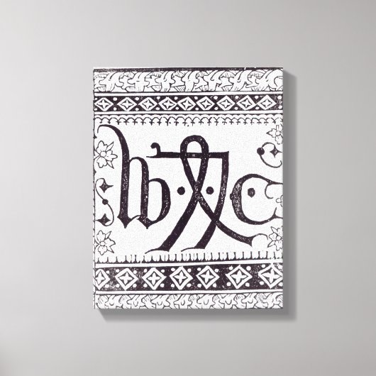 ウィリアムカクストンズプリントマーク キャンバスプリント (正面)