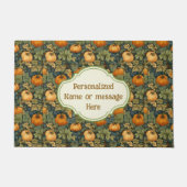 ウィリアムカスタマイズモリス秋カボチャ庭師 ドアマット (正面)