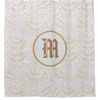 ウィリアムカスタムモリスイニシャルシャワーカーテン シャワーカーテン