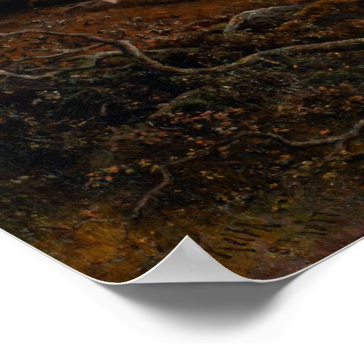 ウィリアムキースサンセットオン山ディアブロマリンサンセット ポスター (角)