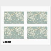 ウィリアムクラシックモリスフローラ 長方形シール (シート)