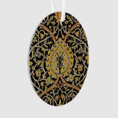 ウィリアムクラシックモリスプリントデザイン オーナメント (正面)