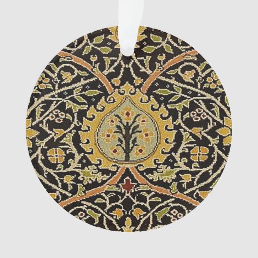 ウィリアムクラシックモリスプリントデザイン オーナメント (正面)