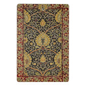 ウィリアムクラシックモリスプリントデザイン ミニクリップボード (裏面)