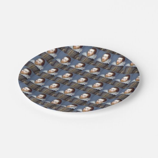 ウィリアムシェイクスピアテーマ紙プレート ペーパープレート (アングル)