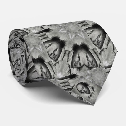 ウィリアムシェイクスピアポートレート万華鏡のように千変万化するパターンタイ ネクタイ (ロール)