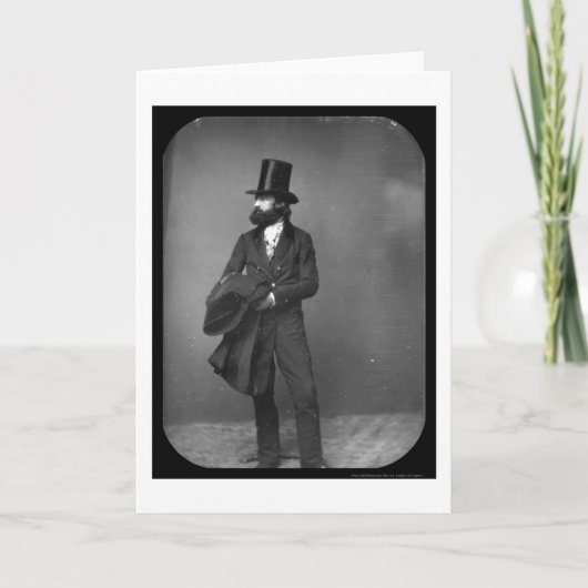 ウィリアムシドニーの山の銀板写真1853年 カード (正面)