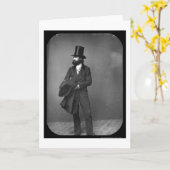 ウィリアムシドニーの山の銀板写真1853年 カード (黄色い花)