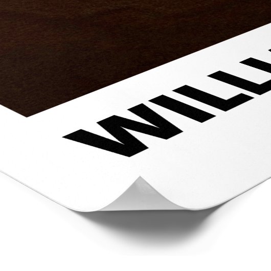 ウィリアムジェームズマスオブフュジーズデスティニー引用文 ポスター (角)