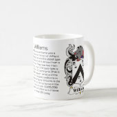 ウィリアムスの家紋のマグ コーヒーマグカップ (正面右)