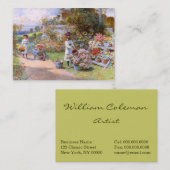 ウィリアムスティーブンColeman: 花園 名刺 (正面/裏面)