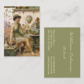 ウィリアムスティーブンColeman: 陶工の娘 名刺 (正面/裏面)