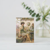 ウィリアムスティーブンColeman: 陶工の娘 名刺 (スタンド正面)