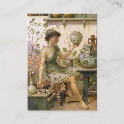 ウィリアムスティーブンColeman: 陶工の娘 名刺 (正面)