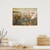 ウィリアムスバーグの戦い（クルスとアリソンによる1862） ポスター (キッチン)