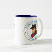 ウィリアムスバーグバージニアコロニアル ツートーンマグカップ (正面右)