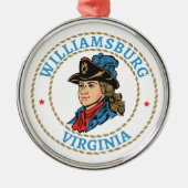 ウィリアムスバーグバージニアコロニアル メタルオーナメント (正面)