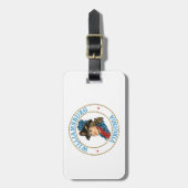 ウィリアムスバーグバージニアコロニアル ラゲッジタグ (正面縦)